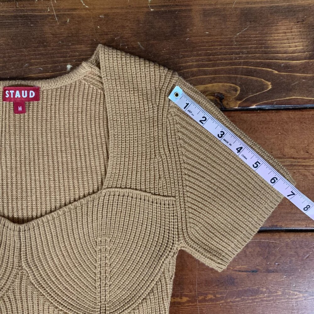STAUD Camel Ribbed Knit Top - Picture 12 of 12